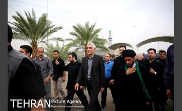 حضور سیدمحمدعلی افشانی شهردار تهران در کوفه 17