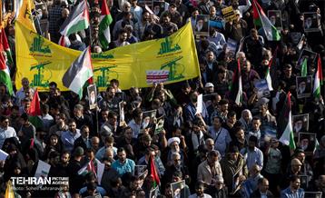 تجمع مردم تهران در واکنش به جنایت رژیم صهیونیستی در غزه 12