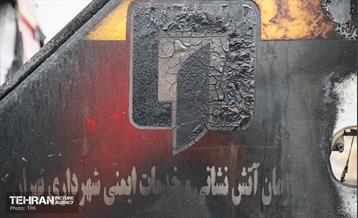 خسارات وارده به خودروهای آتش نشانی شهر تهران 38