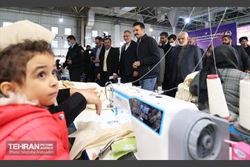 آیین افتتاح مراکز توانمندسازی کوثر و بهسازی۴۰۰معبر پایتخت 13