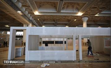 آماده سازی نمایشگاه مطبوعات 12