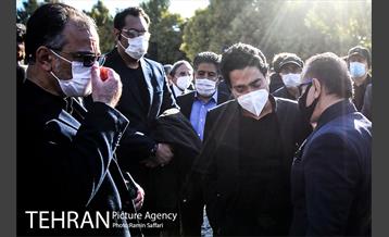 مراسم خاکسپاری پیکر محمدرضا شجریان در توس 19