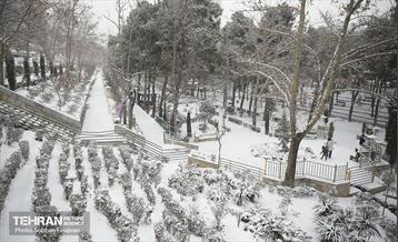 روز برفی تهران 15