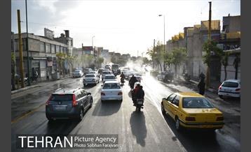 عملیات ضدعفونی معابر محله شوش  19