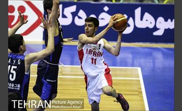 دیدار بسکتبال ایران و کره جنوبی در جوانان آسیا 12
