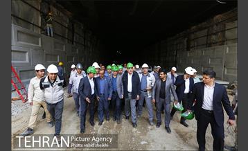 بازدیدشهردار تهران از پروژه های زیرگذر گیشا و استاد معین 27
