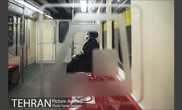 طرح فاصله گذاری اجتماعی در مترو تهران 32