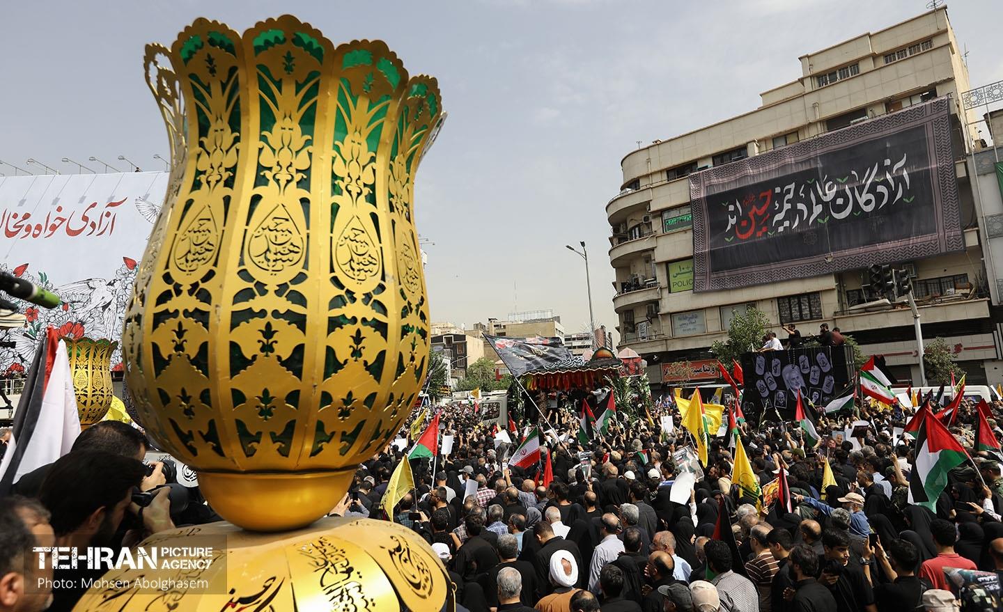 تشییع پیکر شهید اسماعیل هنیه در تهران - 2 23