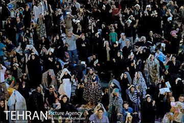 مراسم احیای شب بیست وسوم ماه رمضان درحرم حضرت عبدالظیم حسنی(ع) 28