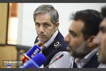 نشست خبری مدیرعامل سازمان آتش‌نشانی 14