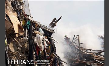 دومین روز عملیات امداد و نجات حادثه پلاسکو-1 9