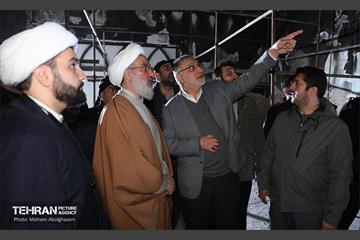 بازدید شهردار تهران از مسجد شهید بهشتی 8