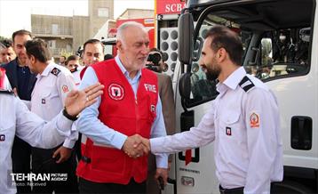 بازدید استاندار تهران از مرکز آموزش آتش‌نشانی شهرداری تهران 15