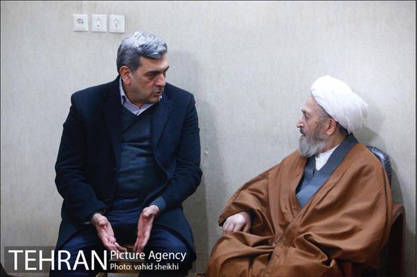 دیدار شهردار تهران با آیت الله العظمی جعفر سبحانی  5