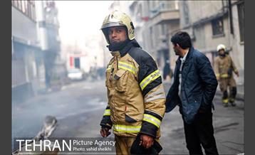 آتش سوزی در ساختمان برق حرارتی 2 7