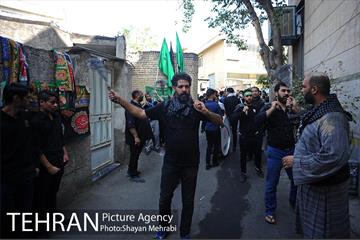 حرکت نمادین کاروان اُسرای کربلا در ده ونک 33