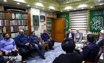دیدار شهردار تهران با تولیت اتبعه حسینی و استاندار کربلا