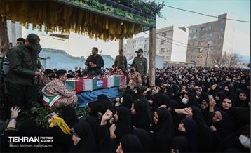 تشییع پیکر شهید مدافع حرم سعید علیدادی 23