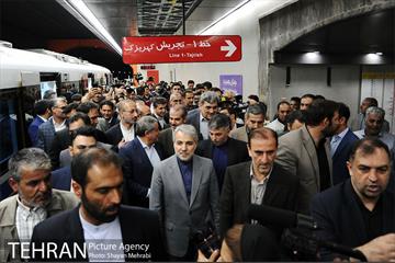 آیین بهره برداری از بخش شرقی خط 7 مترو تهران 18