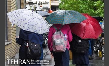 باران بهاری در تهران 6