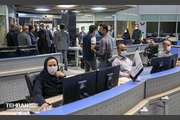 حضور شهردار تهران در مرکز کنترل ترافیک شهرداری تهران 30