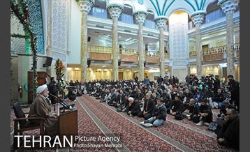 چهلمین روز شهادت شهدای آتش نشان با حضور شهردار تهران 18