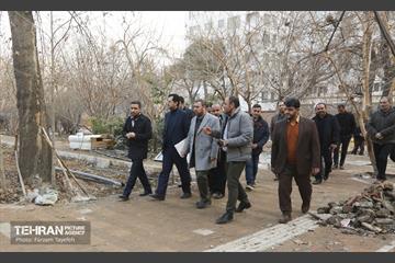 بازدید عضو شورای اسلامی شهر تهران از منطقه ۵