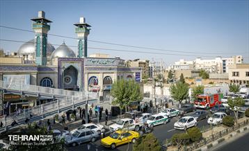 مراسم تشییع و خاکسپاری لاله های زهرایی در منطقه 5