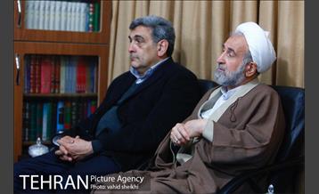 دیدار شهردار تهران با آیت الله العظمی بیات زنجانی  2