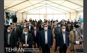 آیین بهره برداری از پروژه های مدیریت سیلاب در غرب تهران  3