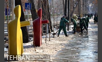 فصل زمستان در بوستان ملت 56
