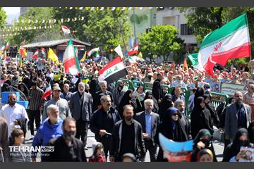 راهپیمایی وز قدس در پایتخت 31