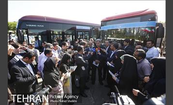 آیین بهره برداری و توسعه ناوگان شرکت واحد اتوبوسرانی شهر تهران 31