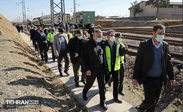 برخورد دو قطار متروی کرج - تهران 24