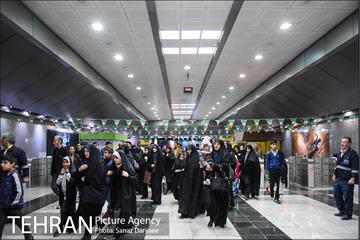 خدمات رسانی مترو تهران در روز ۲۲ بهمن 23