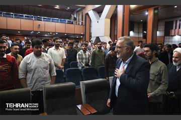 دیدار شهردار تهران با دانشجویان دانشگاه تربیت دبیر شهید رجایی 37