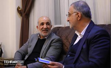 قرار خدمت؛ دیدار شهردار تهران با خانواده شهید مهدی داراب برکادهی 7