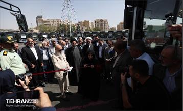 آیین بهره‌برداری از ۲۰۱ دستگاه اتوبوس برقی 6