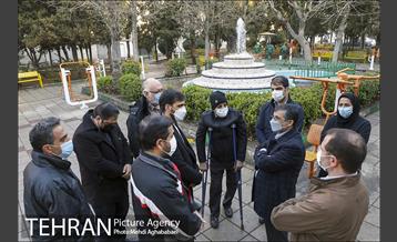 بازدید شهردار منطقه هشت از پروزه های کوچک مقیاس محله مجیدیه 13