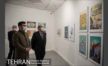بازدید سفیر فرانسه از نمایشگاه تهران از منظر هنرمندان 17