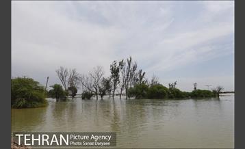 عملیات تخلیه کامل آب شهرک مسکونی پیام اهواز 4