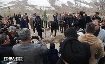 آیین روز درخت‌کاری و پایان پروژه کاشت ۲۵۰۰ هکتار کمربند سبز پایتخت  19