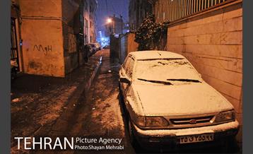 بارش برف در تهران 1