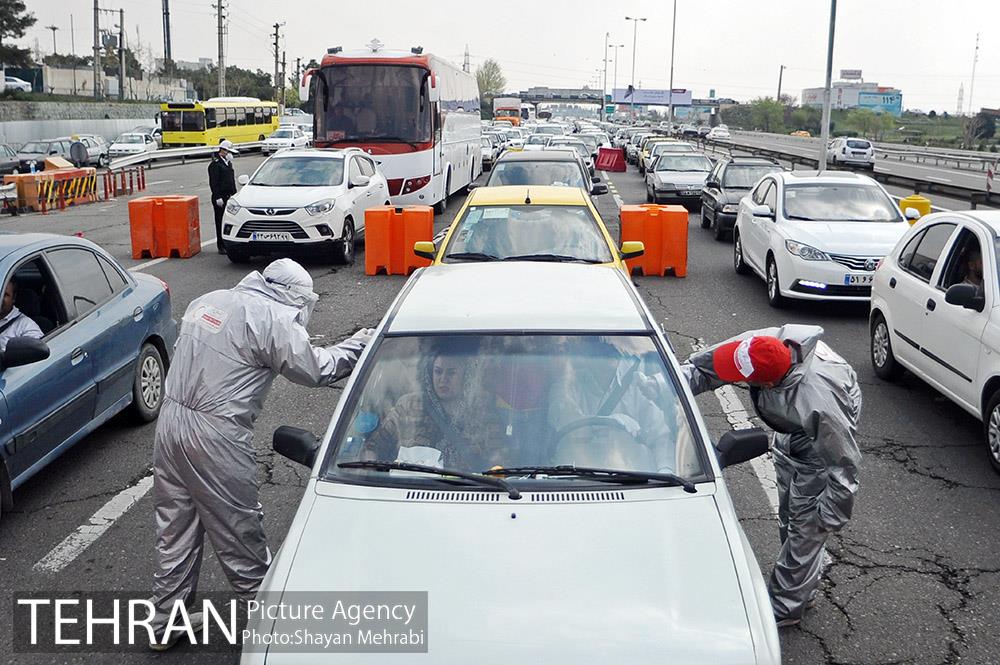 تست تب سنجی در خروجی تهران 7