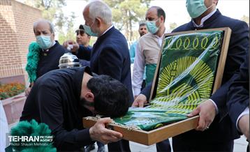 حضور خادمان امام رضا(ع) در بهشت حضرت زهرا(س) 17