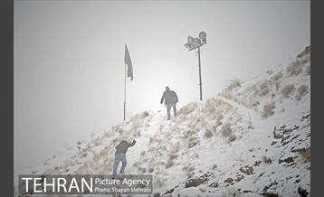 برف پاییزی در تهران 24