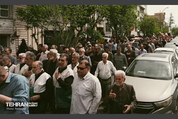 تشییع پیکر مطهر شهید محمد حسن زارعی در منطقه ۸ 2