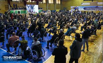 تشییع دو شهید گمنام دفاع مقدس در وزارت ورزش و جوانان 12