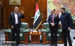 دیدار شهردار تهران با شهردار بغداد