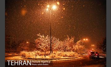 بارش برف در تهران  13